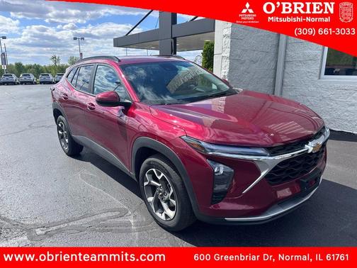 Crimson Metallic 2025 Chevrolet Trax LT