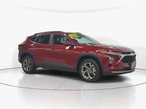 Crimson Metallic 2025 Chevrolet Trax LT