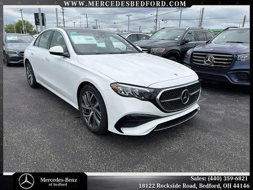 White 2026 Mercedes-Benz E-Class E 350