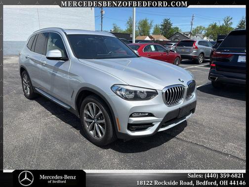 Glacier Silver Metallic 2019 BMW X3 xDrive30i