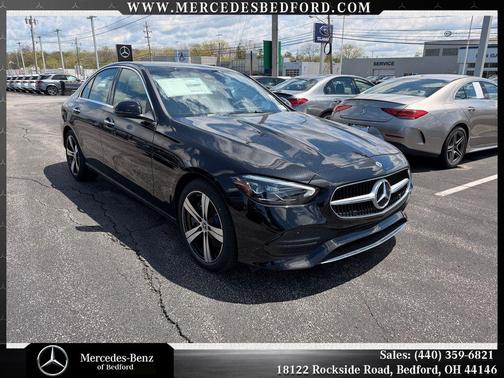 Black 2026 Mercedes-Benz C-Class C 300 4MATIC