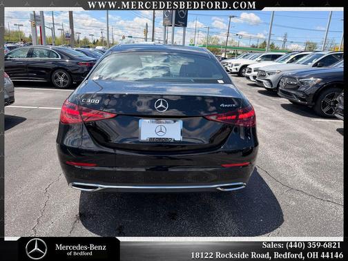 Black 2026 Mercedes-Benz C-Class C 300 4MATIC