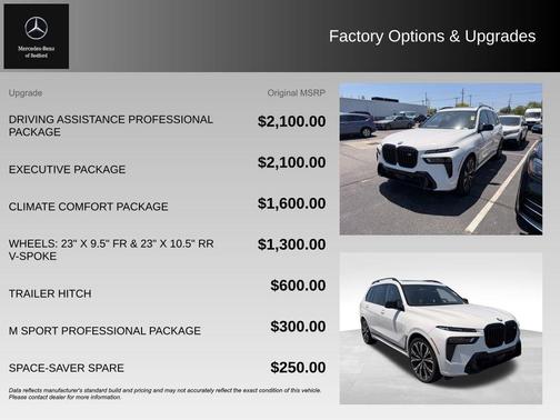 Alpine White 2024 BMW X7 M60i