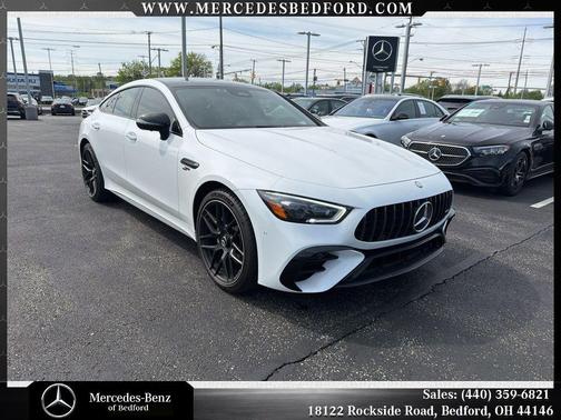 MANUFAKTUR Moonlight White Metallic 2025 Mercedes-Benz AMG GT 53 4-Door