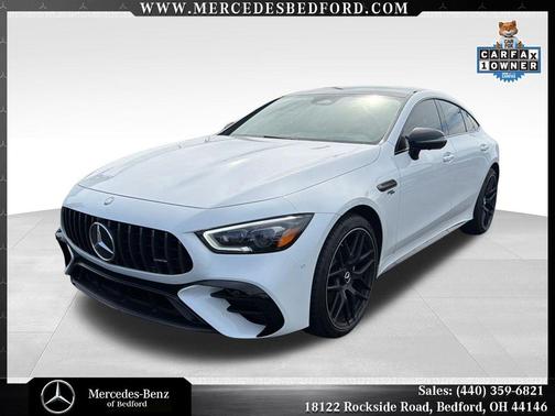 MANUFAKTUR Moonlight White Metallic 2025 Mercedes-Benz AMG GT 53 4-Door