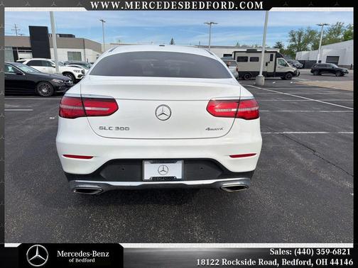 Polar White 2017 Mercedes-Benz GLC 300 4MATIC Coupe