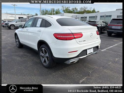 Polar White 2017 Mercedes-Benz GLC 300 4MATIC Coupe