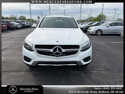 Polar White 2017 Mercedes-Benz GLC 300 4MATIC Coupe
