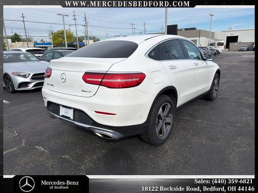 Polar White 2017 Mercedes-Benz GLC 300 4MATIC Coupe