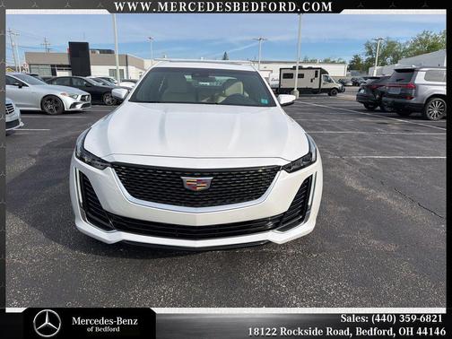 Crystal White Tricoat 2024 Cadillac CT5 Luxury