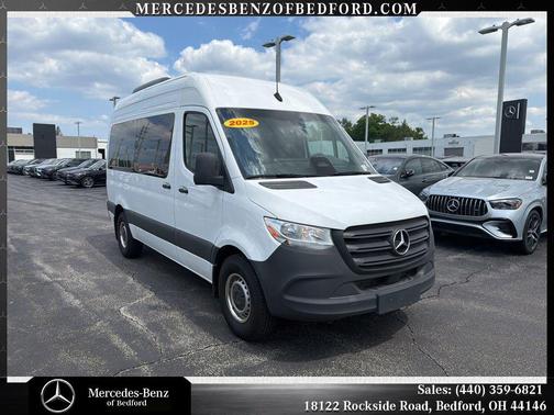 Arctic White 2025 Mercedes-Benz Sprinter 2500 Standard Roof