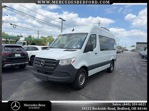 Arctic White 2025 Mercedes-Benz Sprinter 2500 Standard Roof