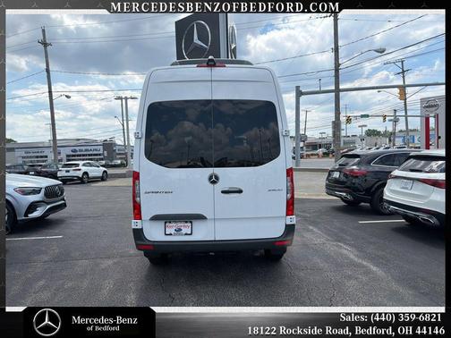 Arctic White 2025 Mercedes-Benz Sprinter 2500 Standard Roof