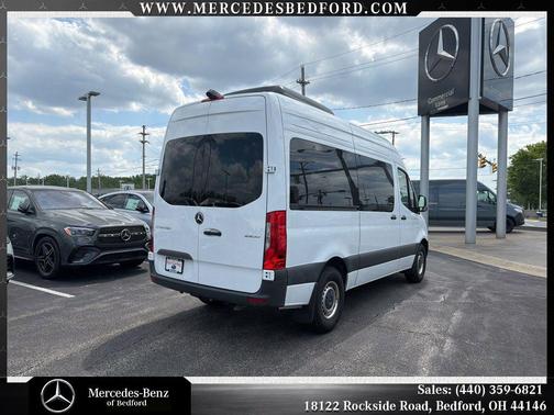 Arctic White 2025 Mercedes-Benz Sprinter 2500 Standard Roof