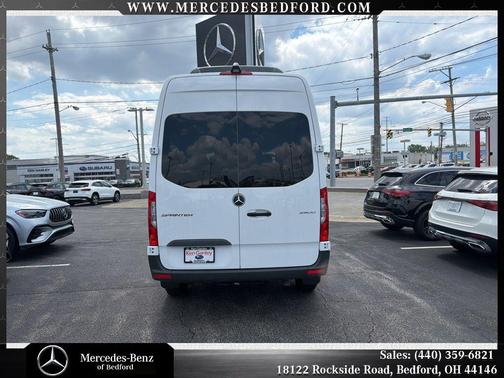 Arctic White 2025 Mercedes-Benz Sprinter 2500 Standard Roof