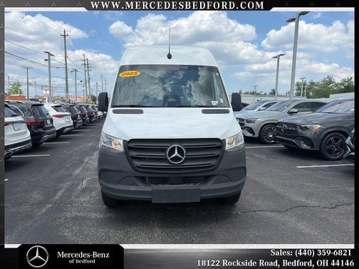 Arctic White 2025 Mercedes-Benz Sprinter 2500 Standard Roof