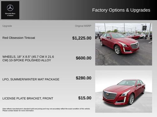 Red Obsession Tintcoat 2019 Cadillac CTS 2.0L Turbo Luxury