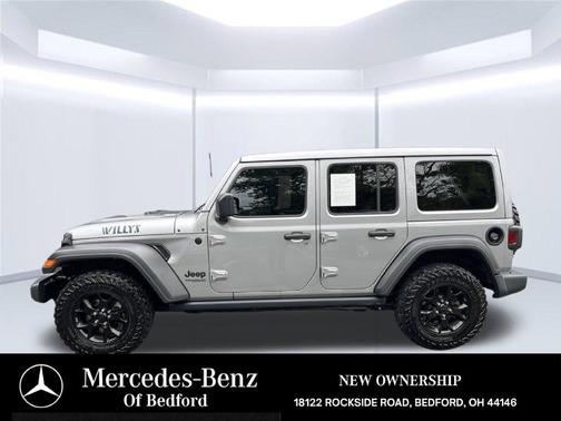 Billet Silver Metallic Clearcoat 2021 Jeep Wrangler Willys