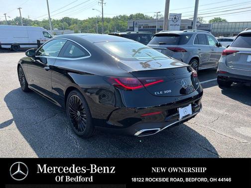 Obsidian Black Metallic 2026 Mercedes-Benz CLE 300 4MATIC Coupe