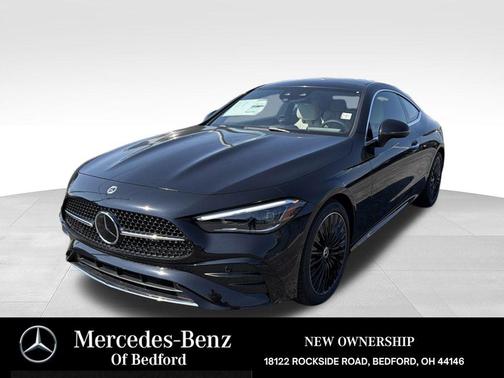 Obsidian Black Metallic 2026 Mercedes-Benz CLE 300 4MATIC Coupe