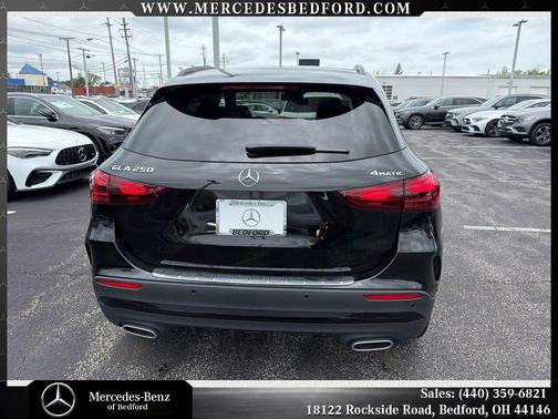 Black 2026 Mercedes-Benz GLA 250 4MATIC