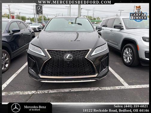 Obsidian 2020 Lexus RX 350 F SPORT Performance