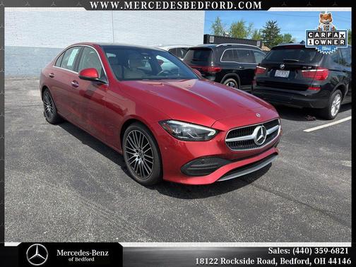 MANUFAKTUR Cardinal Red Metallic 2023 Mercedes-Benz C-Class C 300 4MATIC