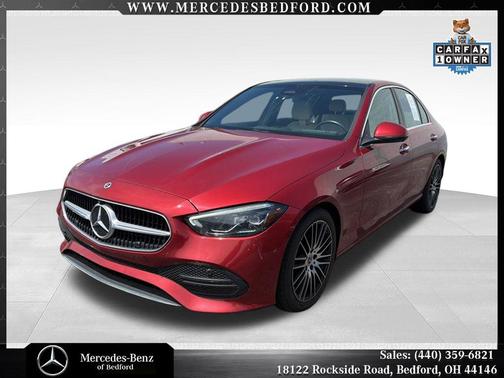 MANUFAKTUR Cardinal Red Metallic 2023 Mercedes-Benz C-Class C 300 4MATIC