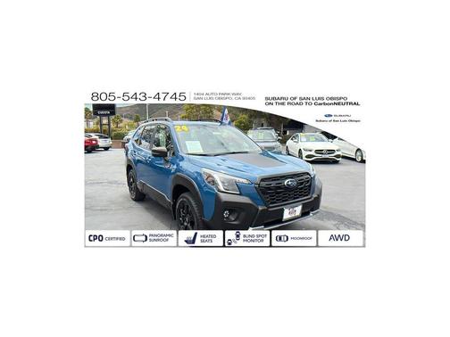 Geyser Blue 2024 Subaru Forester WILDERNESS