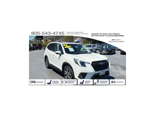 Crystal White Pearl 2023 Subaru Forester Limited