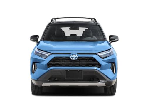 Cavalry Blue/Midnight Black Metallic 2023 Toyota RAV4 Hybrid SE