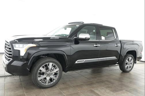 Midnight Black Metallic 2026 Toyota Tundra Hybrid Capstone