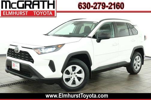 Super White 2020 Toyota RAV4 LE