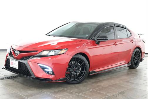 Supersonic Red/Midnight Black Metallic 2020 Toyota Camry TRD V6