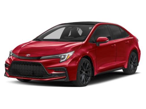 Ruby Flare Pearl/Midnight Black Metallic 2026 Toyota Corolla SE
