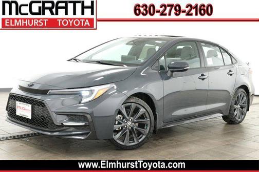 Underground/Midnight Black Metallic 2026 Toyota Corolla XSE