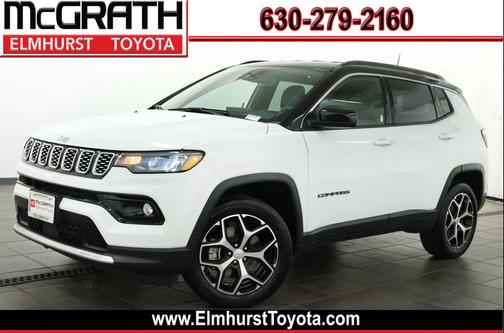 Bright White Clearcoat 2024 Jeep Compass Limited