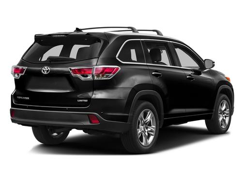 Midnight Black Metallic 2016 Toyota Highlander Limited Platinum
