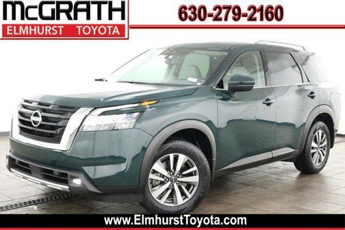 Obsidian Green Pearl 2022 Nissan Pathfinder SL 4WD