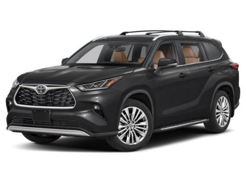 Midnight Black Metallic 2023 Toyota Highlander Platinum
