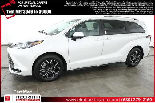 2025 Toyota Sienna Platinum 7 Passenger