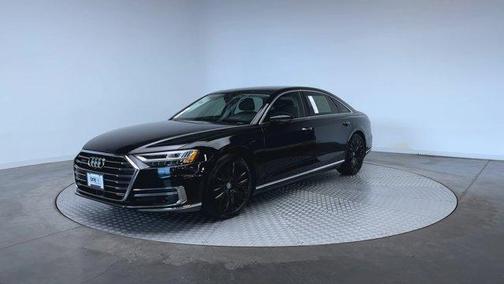 Mythos Black Metallic 2019 Audi A8 L 55