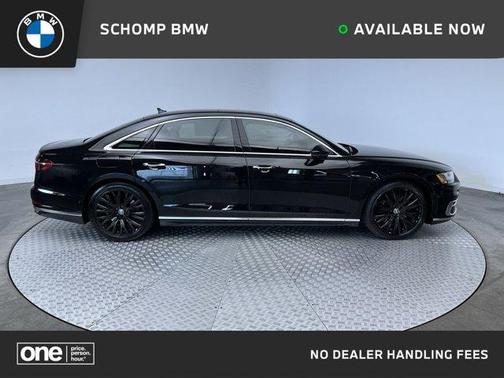 Mythos Black Metallic 2019 Audi A8 L 55