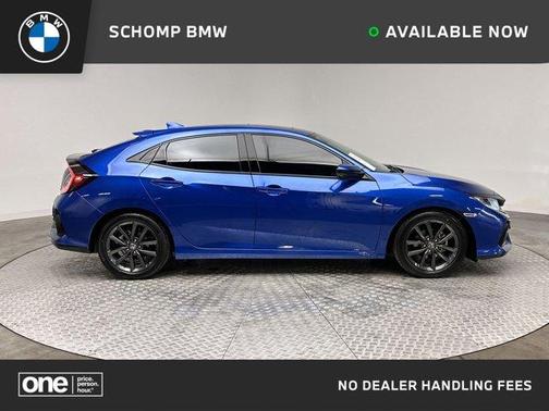 Blue 2021 Honda Civic EX Hatchback
