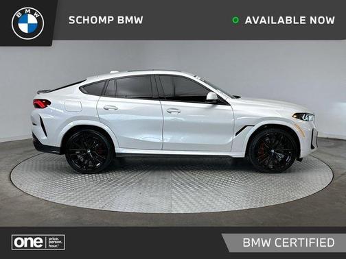 Mineral White Metallic 2024 BMW X6 xDrive40i