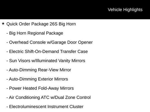 2017 RAM 1500 Big Horn