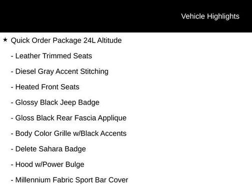 2018 Jeep Wrangler JK Unlimited Altitude