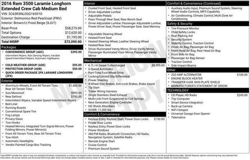 2016 RAM 3500 Longhorn