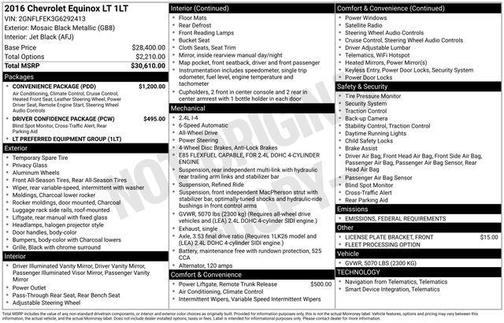 2016 Chevrolet Equinox LT