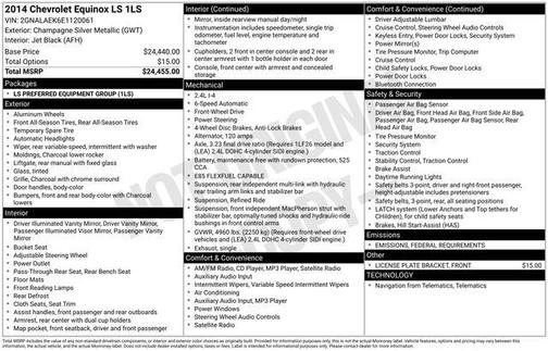 2014 Chevrolet Equinox LS